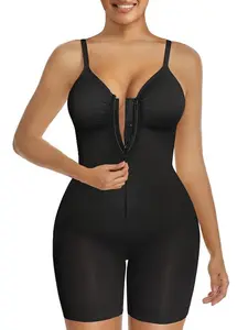 Sculpt-Glam Shapewear for Women Tummy Control Bodysuits Zip-Up Comfort Ultra Stretch Fabric Customizable Fit Breathable Mesh Design Comfortable Fit Womenswear