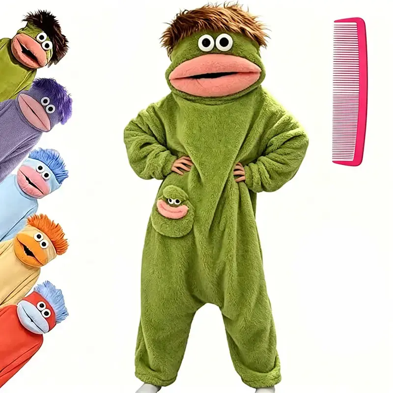 Oversized Fleece Wearable Blanket Hoodie, Unisex Soft Warm Cozy Pullover Loungewear Onesie, 1-Size-Fits-Most Long-Sleeve Nightwear for Home Use & Halloween Party Costume (Home & Festive Supplies)