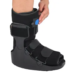 Adjustable Walking Boot with Air Pump - Pneumatic Fracture Boot for Ankle Sprain, Foot Injury Recovery Support - Inflatable Air Cushion, Lightweight & Breathable, Men & Women