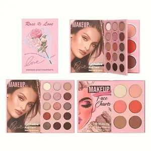 Multi Use Daily Rose Makeup Palette Smudgeproof Waterproof Highly Pigmented Eyeshadow Compact Long Lasting Matte Pearly Finish Buildable Cosmetic DealsForYouDays