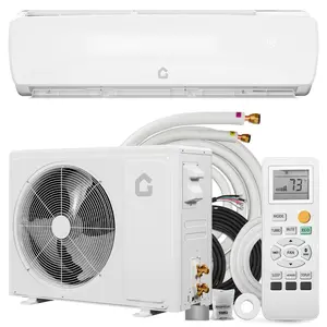 12000 BTU Mini Split Air Conditioner, 115V SEER 19 Split Unit AC and Heat, Cools Up to 750 Sq.Ft, Ductless Heat Pump with R32 Refrigerant, Wall Mounted for Home Office, Installation Kit Included