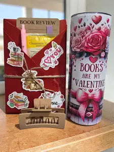 Valentines Book Box, Valentines Tumbler Book Box