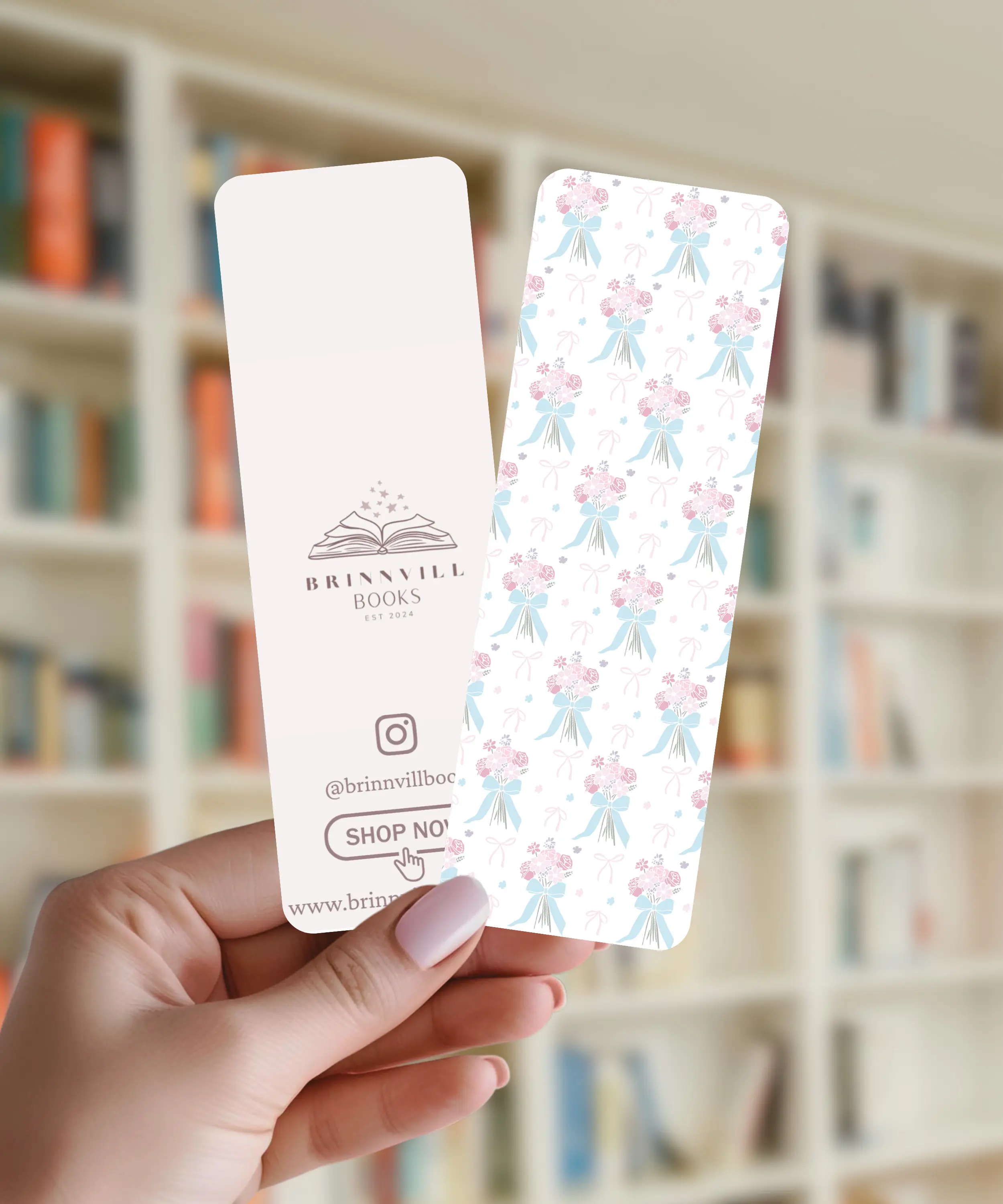 Floral Croquette Bouquet Bookmark