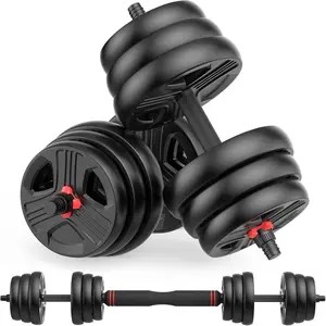 Adjustable Dumbbells Sets, 20/30/40/60/80Lbs Free Weights Dumbbells Set of 2 Co UKEEP
