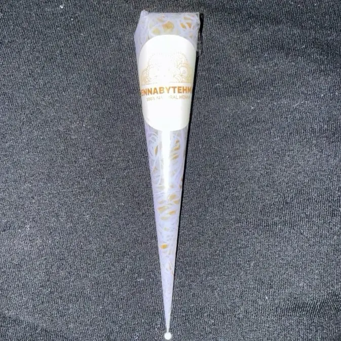 Single Henna Cone 100% Natural Eucalyptus Scent 25GRAMS. ONE CONE