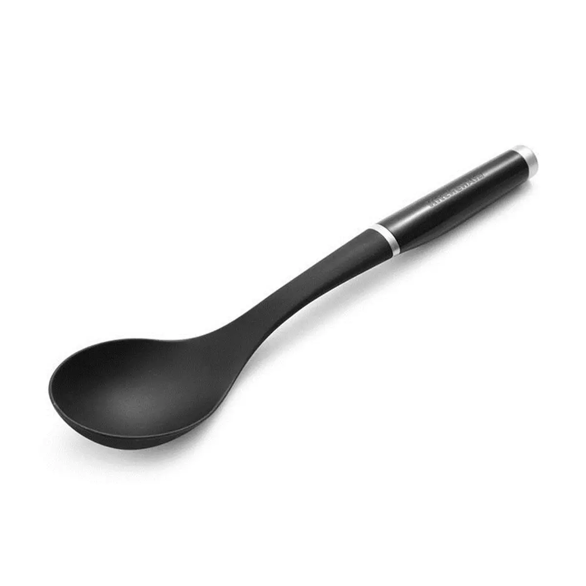 KitchenAid Basting Spoon - Black ABS & Nylon Cooking Utensil, Kitchen Tools, Dishwasher Safe, 450°F Maximum Temperature, ABS Material Cooking Spoon, Abs Material Cooking Spoons