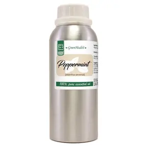 Bulk Peppermint Essential Oil Pure Natural in Aluminum Bottle