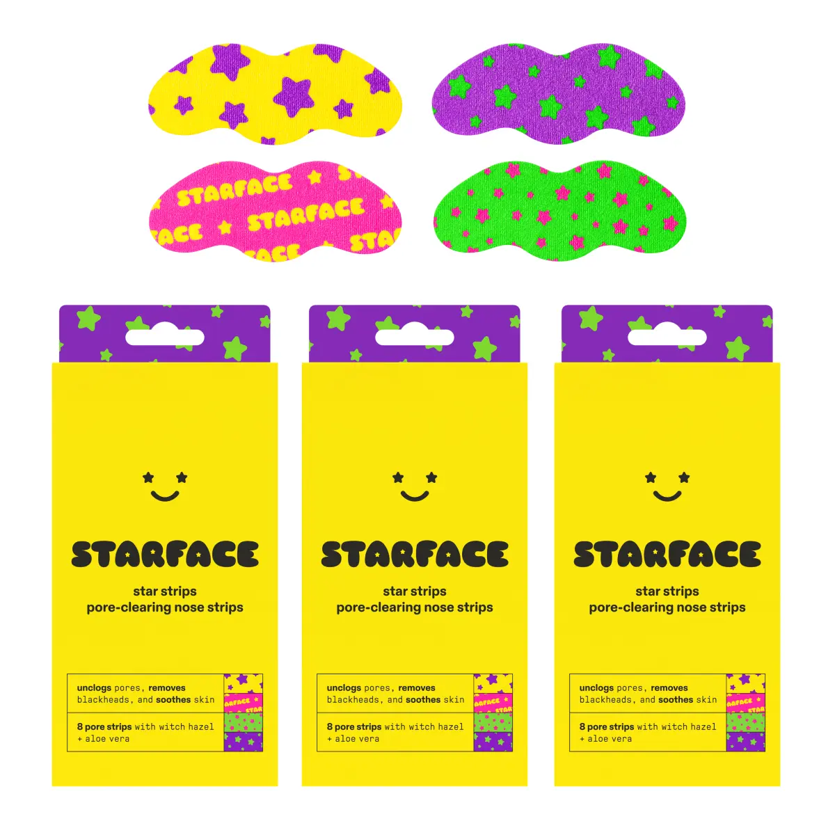 Star Strips Pore-Clearing Nose Strips 3-Pack, 24ct