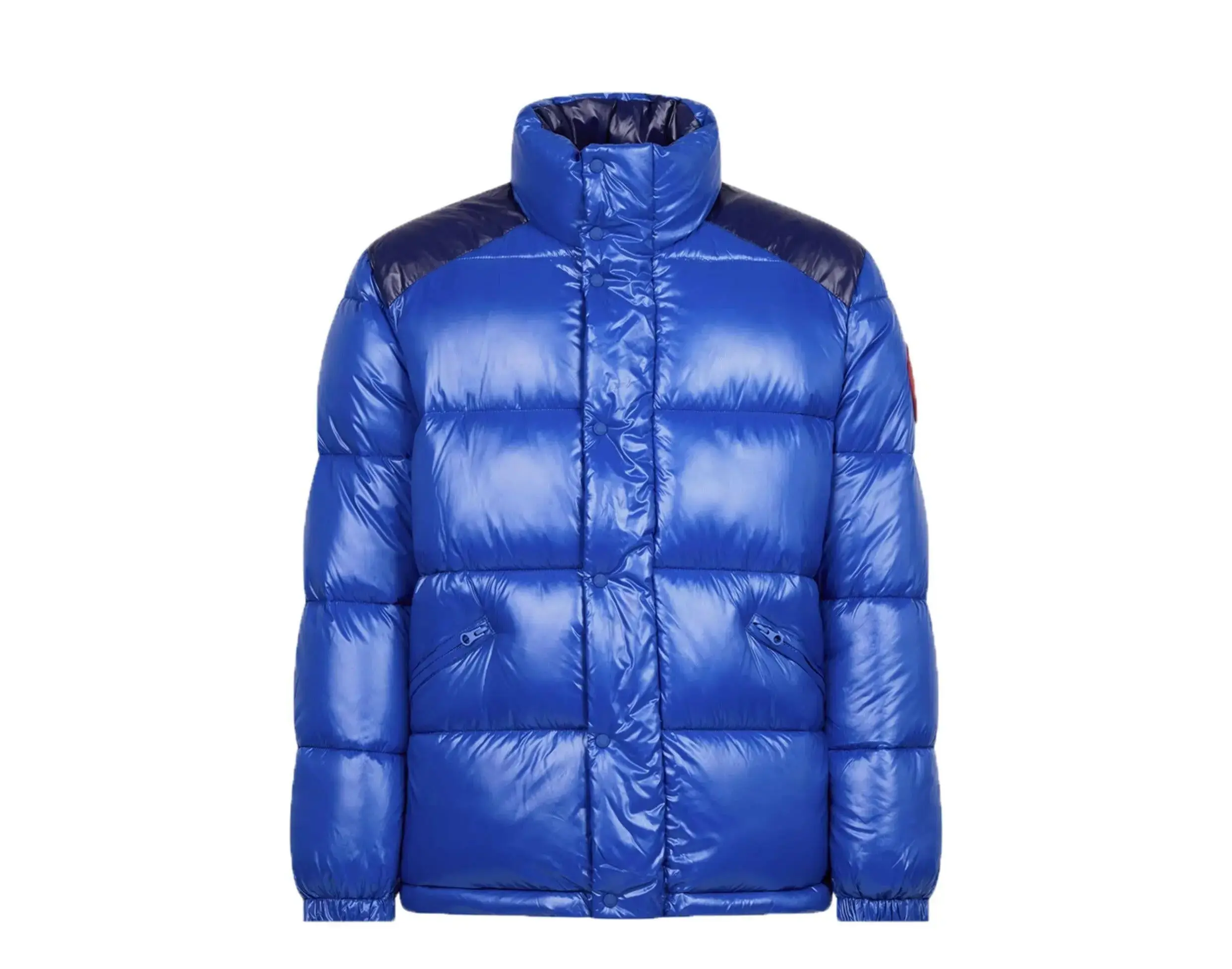 Save The Duck Luck Glossy Puffer Jacket in Twilight Blue | Men's