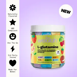 Wellah L-Glutamine Variety Pack | Gut Health Supplement | 5g L-Glutamine Per Serving | 30 Servings Healthcare Dietary