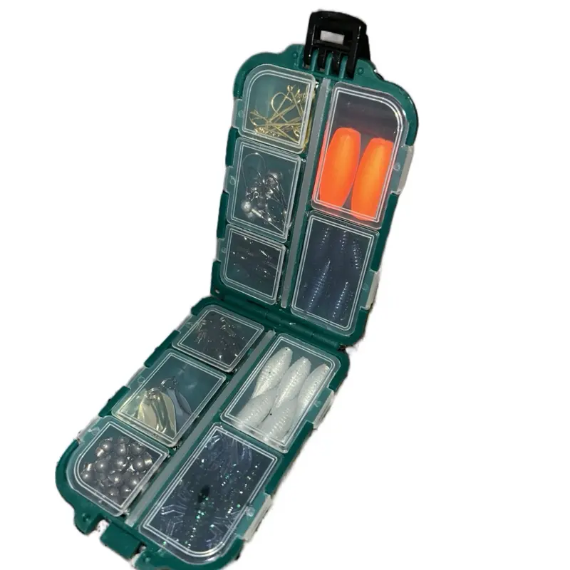 Tiny Tackle 67pc Kit Ultralight Pocket tacklebox w/ Hat Hook included!