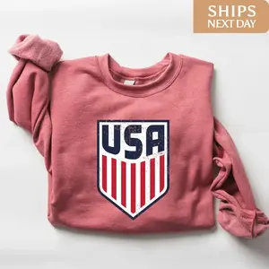 USA Sweatshirt, USA Flag Sweatshirt, 4th of July Sweatshirt, Usa Crewneck Sweatshirt