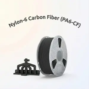 SUNLU PA6-CF Carbon Fiber Engineering Filament​ 1KG 1KG – ​Combines 80% PA with 20% carbon fiber, 175°C Heat Resistance​ | ​Drone Frames, Automotive Gears, Robot Actuators​ | Industrial-Grade Wear Resistance & Low Warping