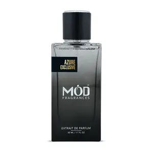 MOD FRAGRANCES Azure Exclusive Extrait De Parfum - Ultimate Masculine Perfume with Grapefruit Coriander Cedarwood & Cistus Labdanum Notes