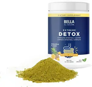 Detox Powder -Pineapple loriCleanseFlavor, SupportsHealthy Digestion With Multiple Fruits & Vegetables, Enzymes & Vitamins,Low Cae, Natural Cleansing Drink, 380g, Dietary Supplement|Bold BottleDesignNatural Ingredients