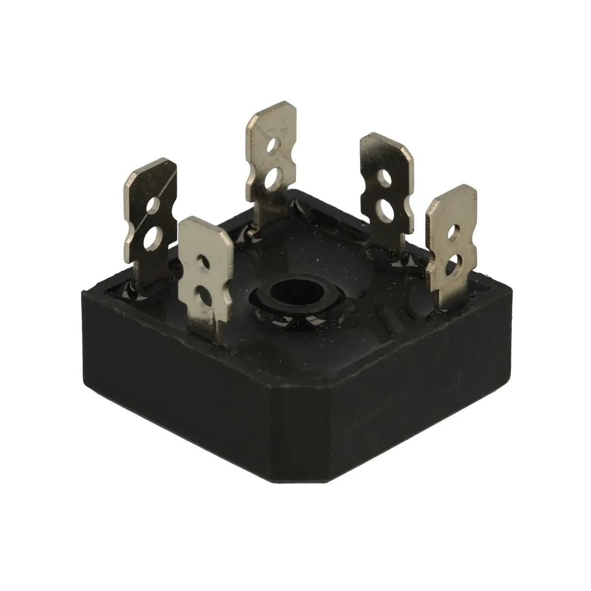 1-Piece 3-Phase Bridge Rectifier Diode - 35A Max, 1000V High Current Voltage Conv., 1 Center Mounting Hole, -40 to +150C Operating Temp, Spade Terminals, for AC Generators/Battery Banks, Home Improvement Electrical Equipment