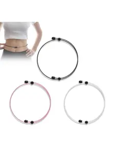 3Pcs Shirt Tuck Band Women, Adjustable Tool Versatile Use for Sweater and Shirts Belly Leaking Elastic Crop Bands to Change The Style of Your Tops Shirt Stays Waist Belt for Women Belly Leak Prevention Adjustable Fit
