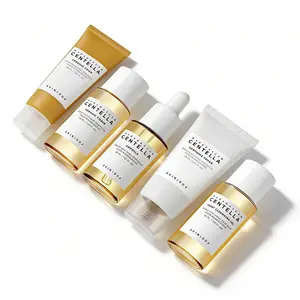 SKIN1004 Madagascar Centella Travel Kit Moisturizing Gentle Skincare Kit for Deep Cleansing, Foam, Soothing Cream Cleanser Set