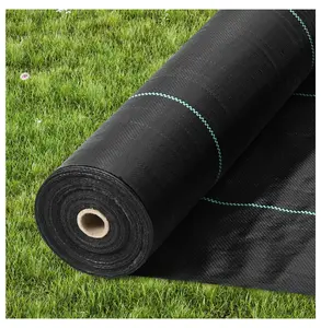 Weed Barrier Fabric 3x300ft, Heavy Duty Landscape Fabric, Garden Weed Control Fabric, Driveway Ground Cover, Geotextile Fabric for Landscaping - Black 3 x 300ft