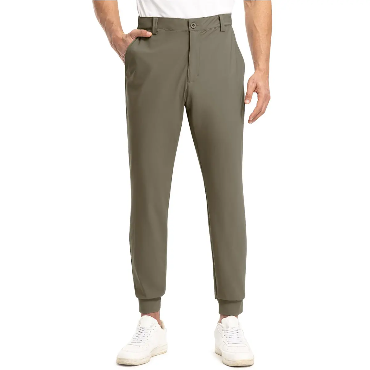 Gopune Men's  Lightweight Slim Fit Stretch Casual Dress Work Sweat  Quick-Dry Pants Outdoor Golf Joggers #fathersdaygift