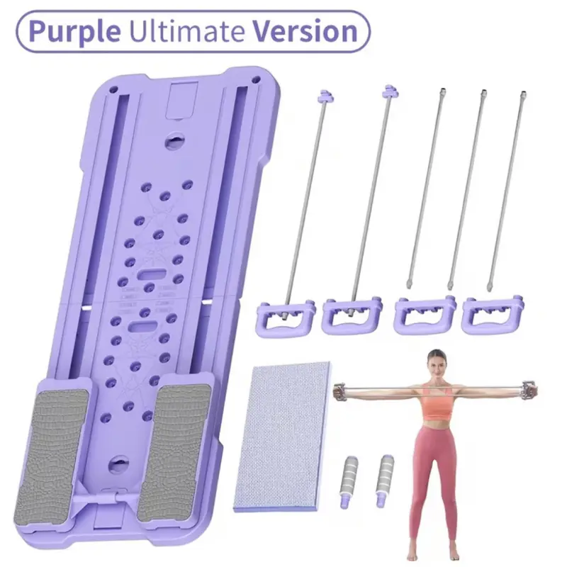 10-in-1 Multifunctional Ab & Push-Up Pilates Board – Full Body Workout Trainer