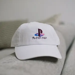 PS Vaporwave 90s Retro Gaming Nostalgia Embroidered Hat, Baseball Hat, Meme Hat, Funny Gift