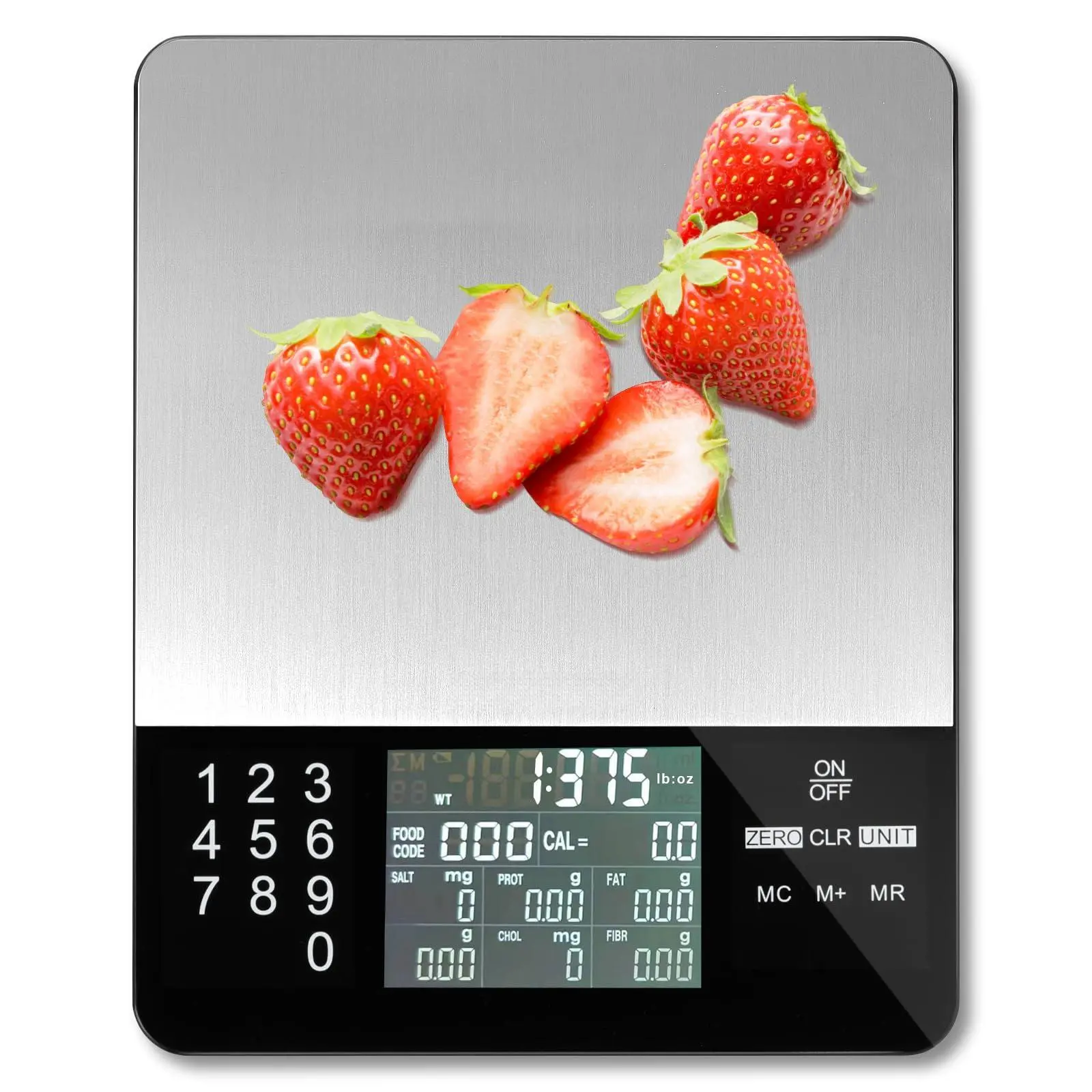 Food Scale With Nutritional Calculator  Calorie Kitchen Scales Digital Weight Grams And Ounces For Meal Prep Loss Units In Lbs Included