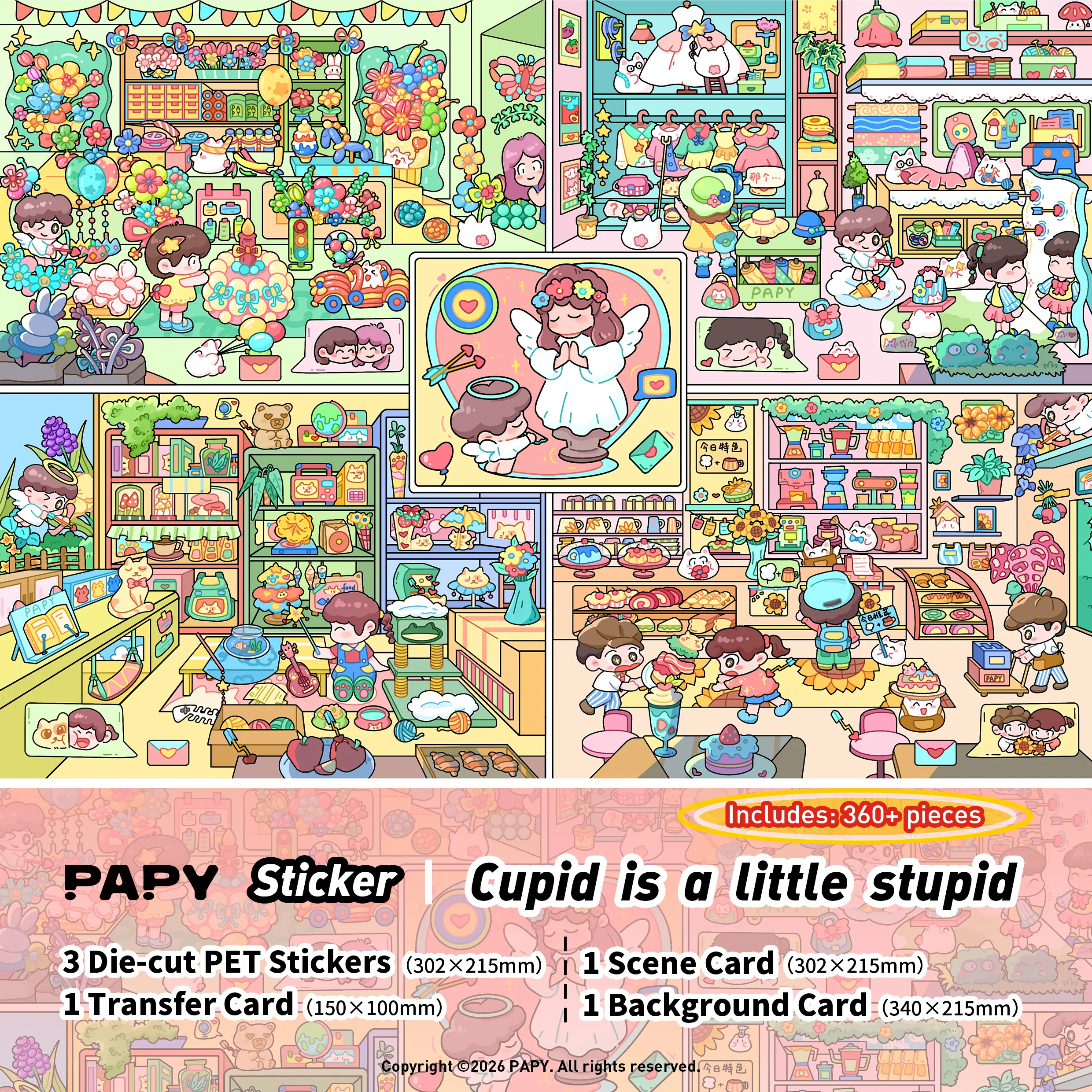 3D Scene Stickers Multi-Layered Including a Tweezes DIY for Girls 2026 Gift