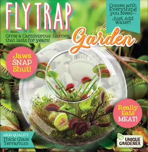 Flytrap Garden Glass Terrarium Seed Starting Kit