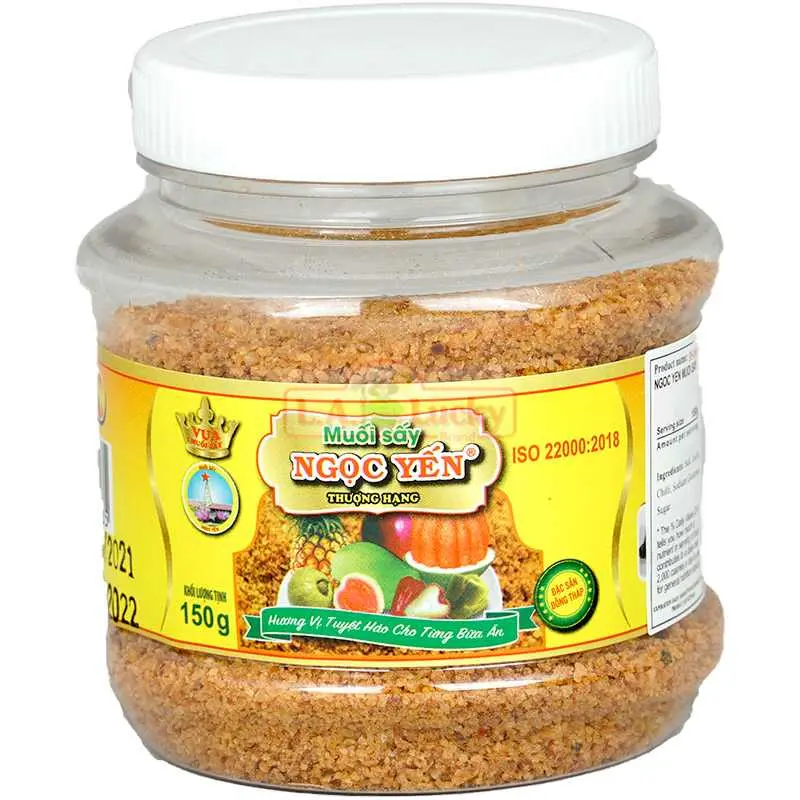 Premium Dried Chili Salt Spice, Flavor-Enhancing Seasoning, 5.29 oz (Traditional Vietnamese Dried Salt Blend)