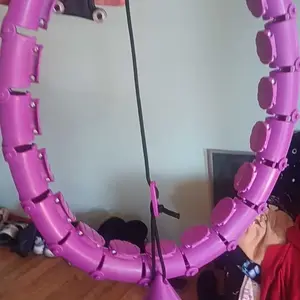 Weighted exercise Circle with 24 Links for Adults, exercise Circle Plus Size, for Women Smart Exercise Equipment