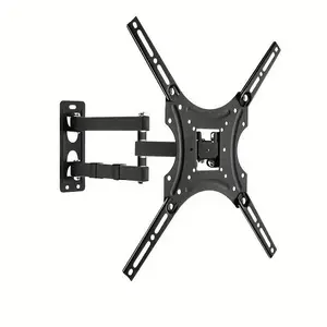 Full Motion TV Wall Mount, Wall Mounted TV Bracket, TV Mount for 32-55 Inches LED LCD Flat Panel & Curved TVs, Max Load 44lbs