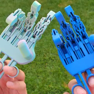 Movable Joint Mechanical Hand Model with Adjustable Fingers | Stress Relief Fidget Toy Creative Desktop Decoration Technological Gift