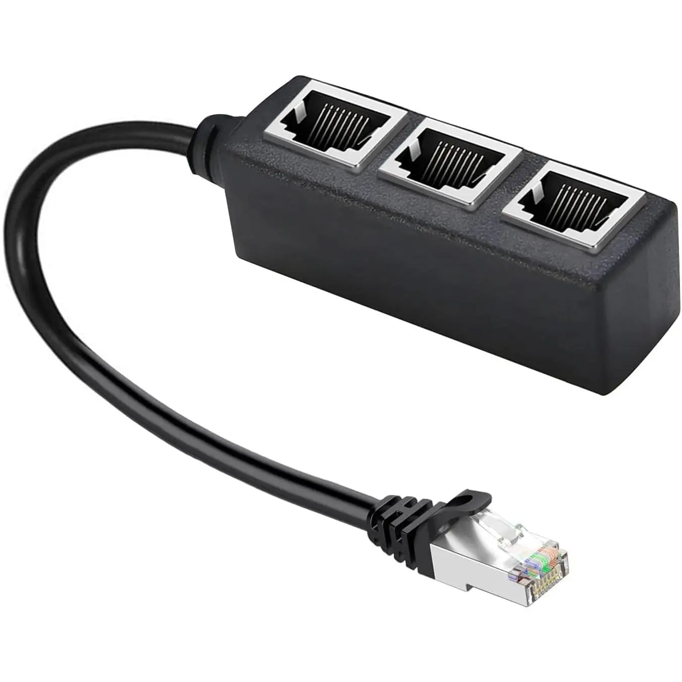 RJ45 Ethernet Splitter , Y Splitter Adapter 1 to 3 Port  Adapter  for  5/5e/6/7