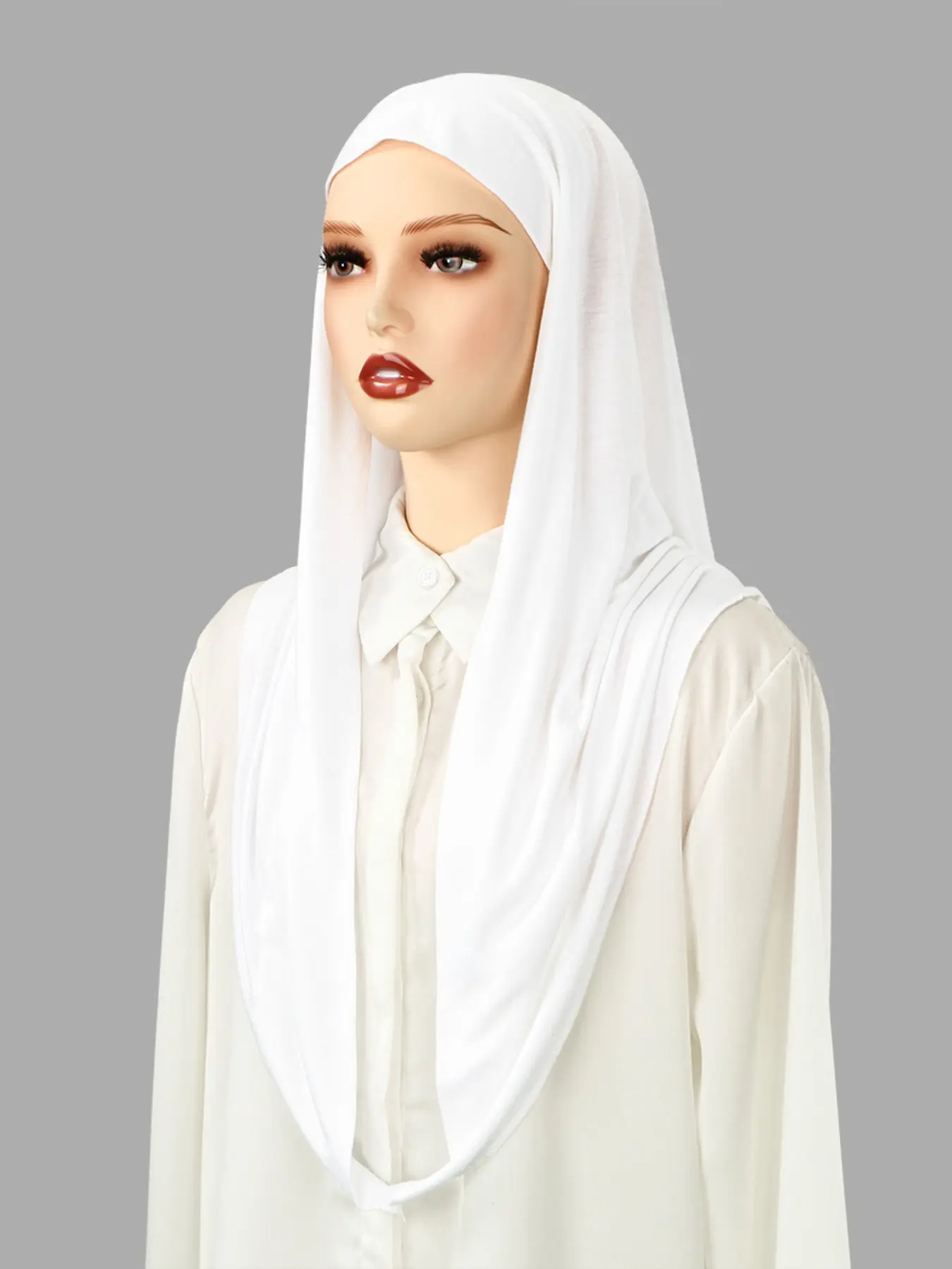 Multi-Color One-Piece Neck & Head Protection Hat, Versatile Scarf for Women, Hijab, Fashionable Soft Breathable Sunscreen Shawl