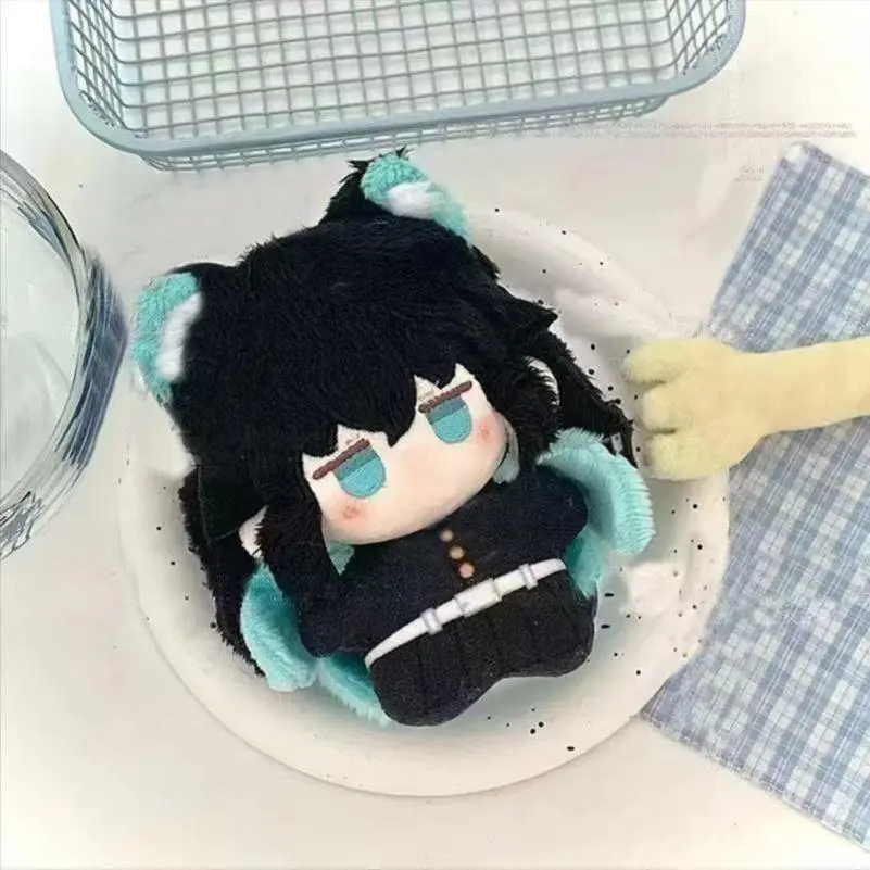 10cm Anime Demon Slayer Kimetsu no YaibaTokitou Muichirou Plush Doll Cartoon CosplayStuffed Toy Christmas Gift
