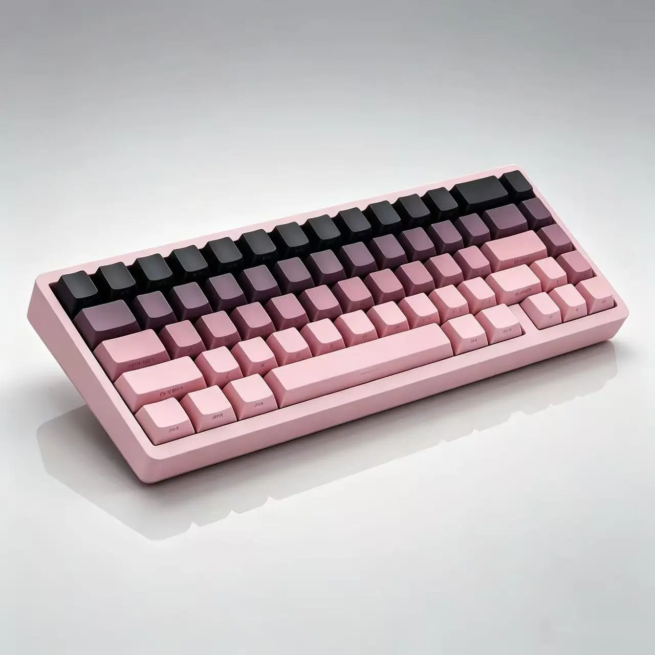 Aluminum 67 Keys Tri-Mode Mechanical Keyboard, Multi-Layer Sound Dampening Gasket Structure, Full Key Hot Swappable, Programmable Macro, Custom RGB Lights