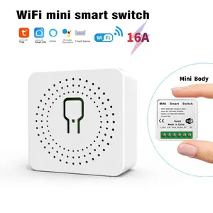 Doodle WiFi Smart Switch Compatible with Alexa and Google Home, Mini Size Suitable for Various Switches, Remote Control, Voice Control, Timer Function