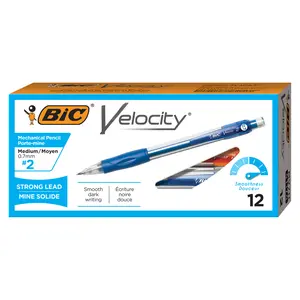 BIC Velocity Original Mechanical Pencil 0.7 mm, Black, 12 Pack BIC Velocity Original Mechanical Pencil 0.7 mm, Black, 12 Pack