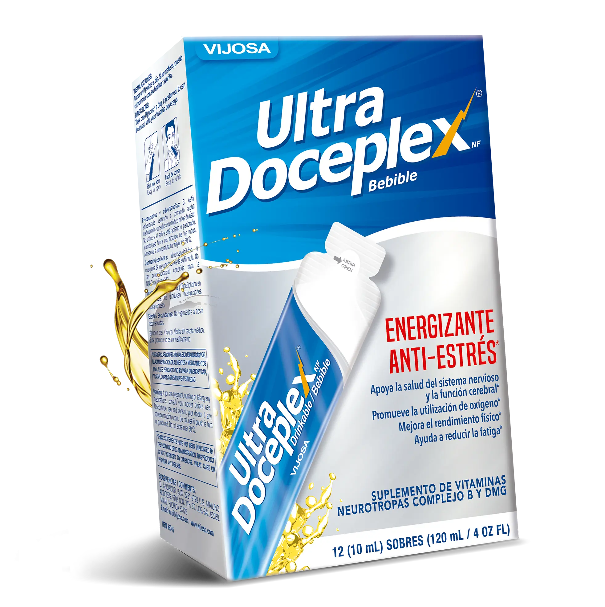 Ultra Doceplex Essential Support for Stress Relief - 12 Pouches Fitness Healthcare
