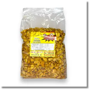 Nicomex - Habas saladas sin cascara - Salty Fava Beans without shell.  Salted Crunchy Fava Beans. Party size 5Lb.