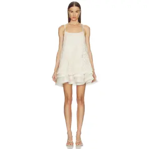 ELLIATT Vessia Shift Mini Dress in Cream