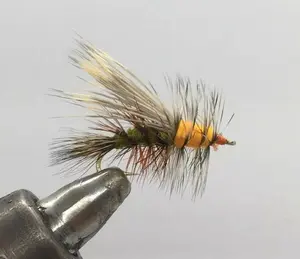 Stimulator Olive, 12 Pack Dry Fly- Strike Fly Company