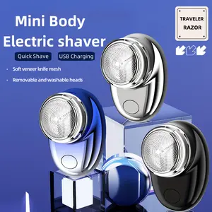Mini Portable Electric Shaver USB Rechargeable Shaver Cordless Waterproof Pocket Razor Beard Trimmer shaving device