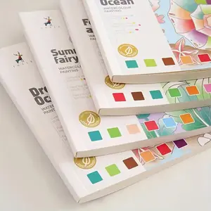 Creative Watercolor Painting Book, Coloring Book, Gouache Graffiti Notebook, Sticky Note Drawing Book, Watercolor Paper, Watercolor Workbooks, Art Sketchbooks