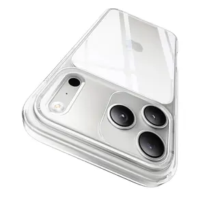 Crystal Clear iPhone 17 Pro Max Case, Patented Anti-Yellow & Virgin TPU, 15FT Military-Grade Drop Protection, Slim Transparent Women Men Funda para for iPhone 16 15 14 Pro Max Case 6.9 inch, Clear