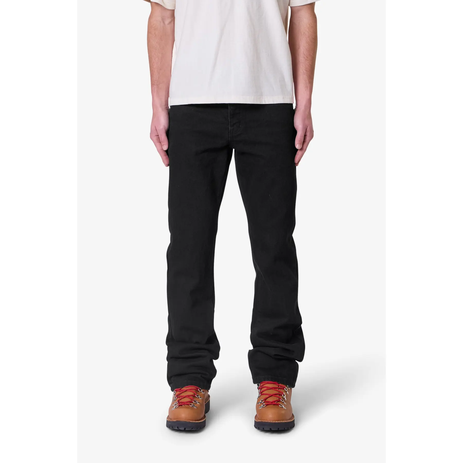 mnml Raw Bootcut Denim - Rinsed Black