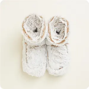 Marshmallow Brown Boots Warmies®