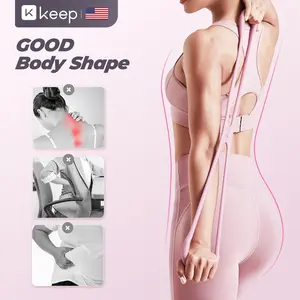 Keep Resistance Bands Figure 8 Exercise Bands for Women 8 Shaped TPE Material for Arms Chest Expander Yoga Gym Fitness Muscle Training Equipment Stretching Gear Latex Free Elastic