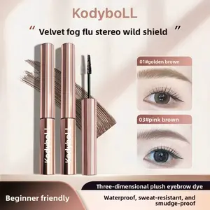 KodyboLL 3D Fluffy Eyebrow Dye Cream | Soft Mist Natural Wild Brow, Fine & No Clumping, Eyebrow Gel, Tinted Brow Gel